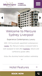 Mobile Screenshot of mercuresydneyliverpool.com.au